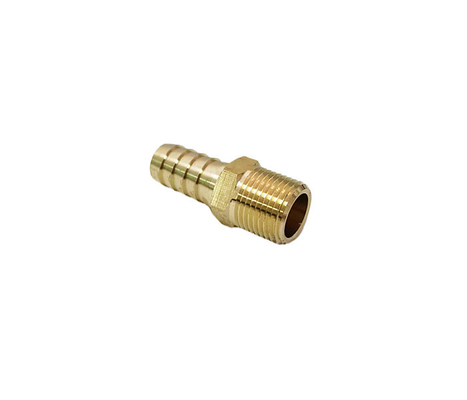 CNC 1/4" tubo flessibile d'ottone maschio Barb Reducer Brass Fitting