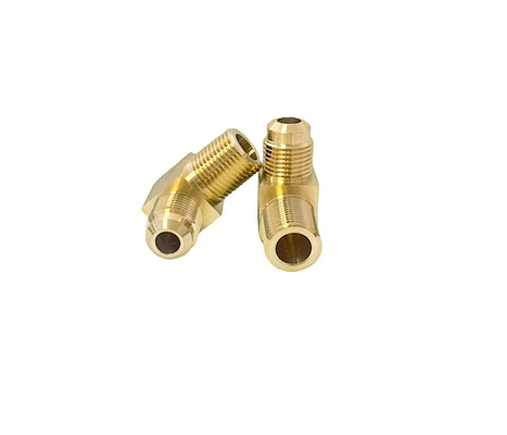 90 maschio d'ottone del gomito 3/8NPT di grado 3/8" accessori per tubi del chiarore