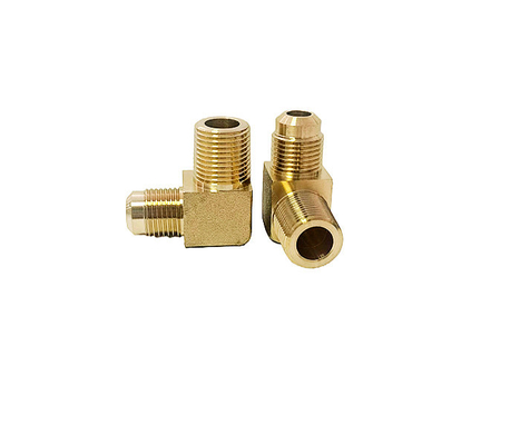 90 maschio d'ottone del gomito 3/8NPT di grado 3/8" accessori per tubi del chiarore