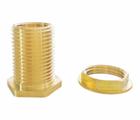 1/2» NPT femminile 3/4" servizi d'ottone solidi dell'OEM del connettore del serbatoio di acqua del maschio GHT