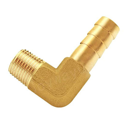 3/8&quot; gomito d'ottone maschio di Barb To 1/2» NPT per la tubatura dell'acqua