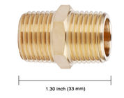 Accessorio per tubi d'ottone, capezzolo della sfortuna, adattatore maschio del tubo di x 1/2» NPT di 1/2»