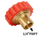 1/4&quot; montaggio d'ottone senza piombo del connettore dell'adattatore del tubo flessibile di giardino dell'adattatore di FNPT
