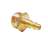 Dell'ottone dello spegnere maschio senza piombo 3/4NH-11.5 usato per i tubi all'aperto