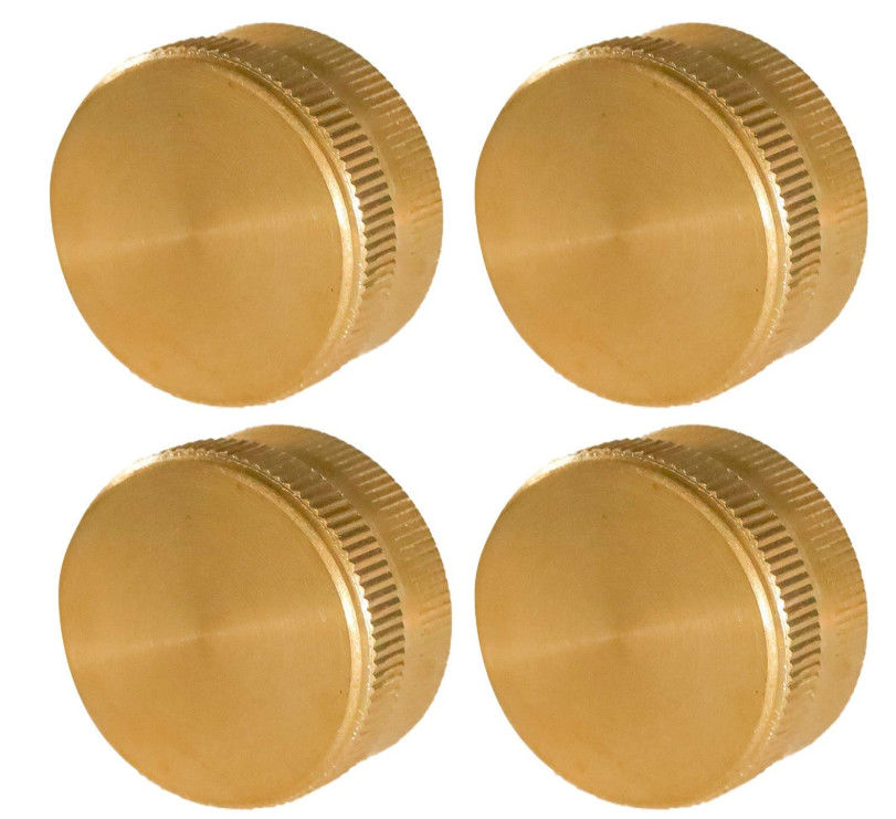 Cappucci protettivi d'ottone del tubo flessibile di giardino di CNC, 3/4&quot; cappucci protettivi del tubo flessibile dell'acqua con le rondelle